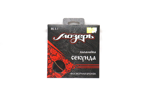 Мозеръ BS3.1 Комплект струн для балалайки секунда, фосфорная бронза