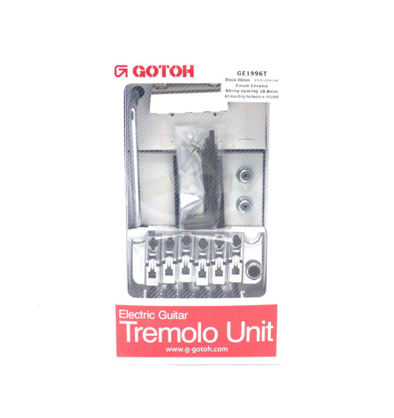 Gotoh GE1996T-C-40 Бридж (струнодержатель) тремоло, блок 40мм, хром