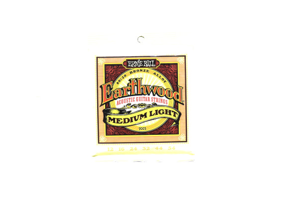 Ernie Ball 2003 12-54 Earthwood Extra Light Комплект струн для акустической гитары, бронза