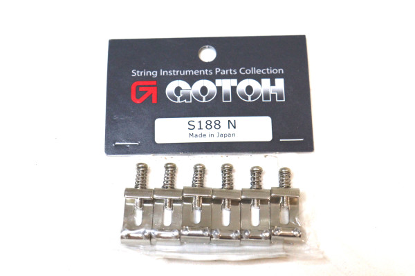 Gotoh S188-N Комплект седел для бриджа, сталь, никель