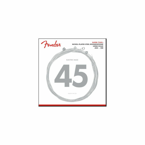 Fender Super 7250's 45-105 Nickel Plated Bass Strings комплект струн для бас-гитары