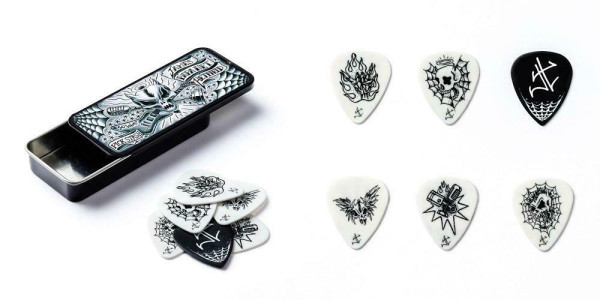 Dunlop JPH01T088 James Hetfield Медиаторы 6шт, в коробочке 0.88