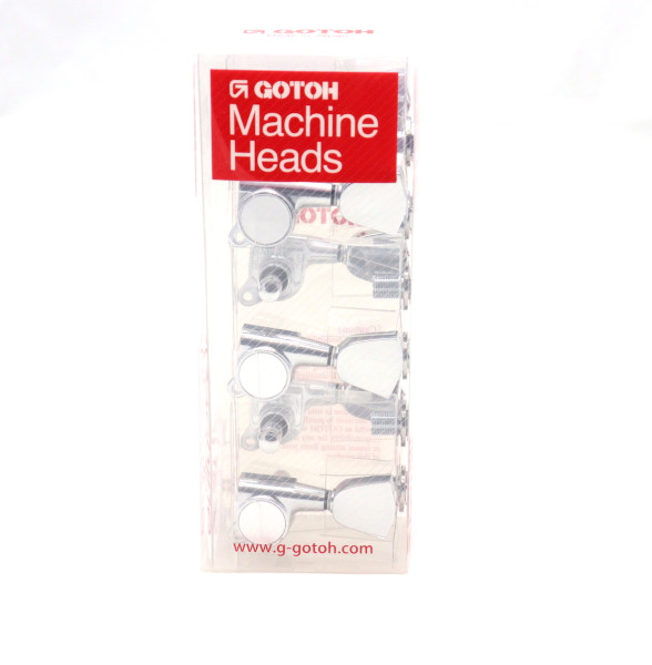 Gotoh SG381-04-C-L3+R3 Колки для гитары 3+3, хром